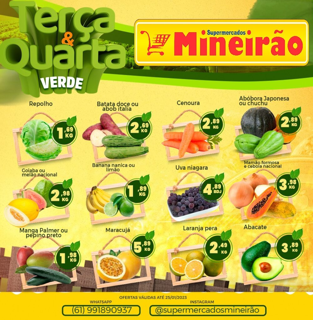 encartes de ofertas supermercado mineirão Brasília DF