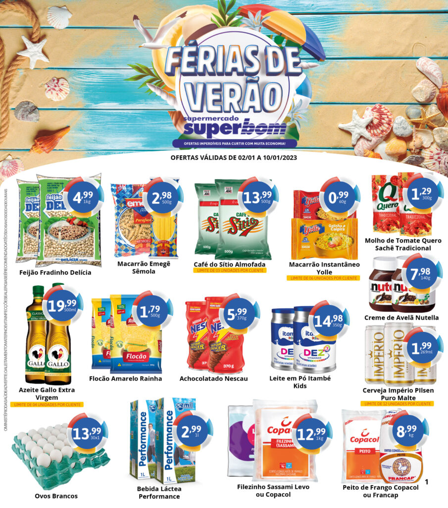 encarte de ofertas supermercado superbom brasilia df