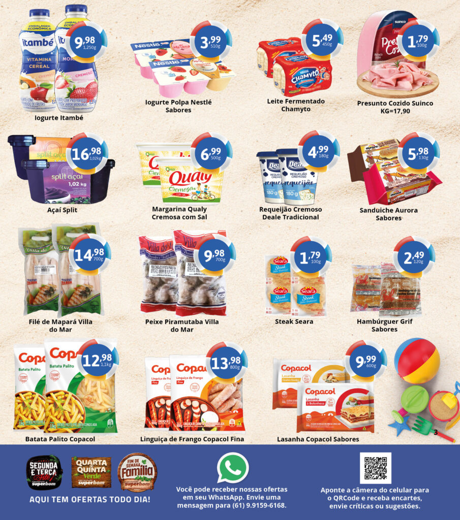 encarte de ofertas supermercado superbom brasilia df