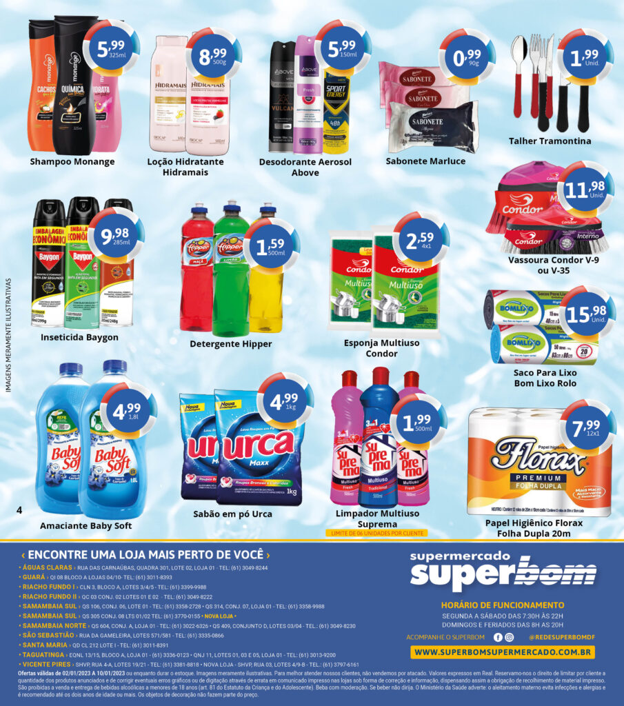 encarte de ofertas supermercado superbom brasilia df