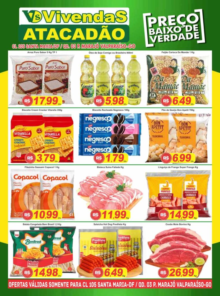 encarte de ofertas vivendas atacadão