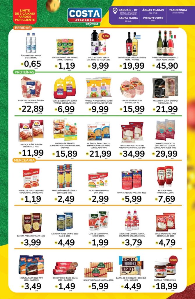 ofertas costa atacadão 