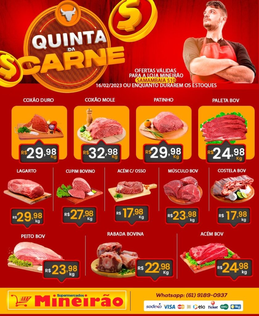 encartes de ofertas supermercado mineirão Brasília DF