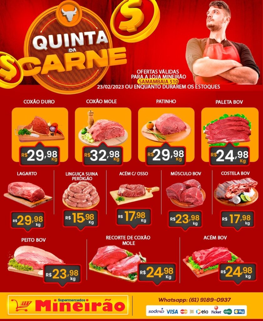encartes de ofertas supermercado mineirão Brasília DF