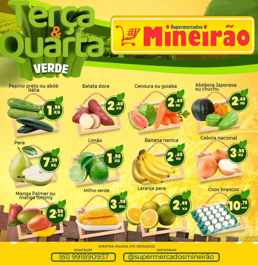 encartes de ofertas supermercado mineirão Brasília DF
