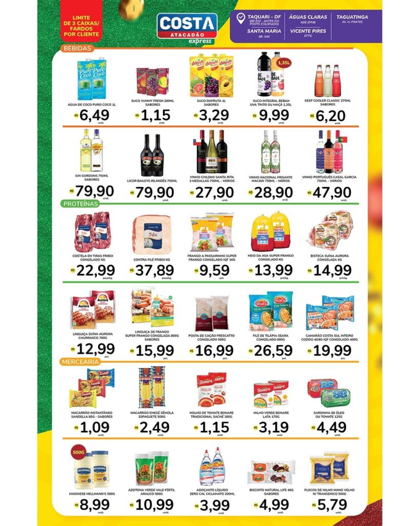 ofertas costa atacadão 