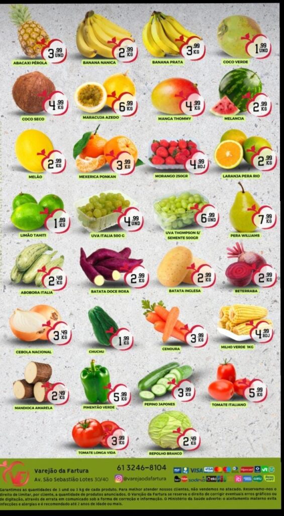 ofertas supermercado varejão da fartura