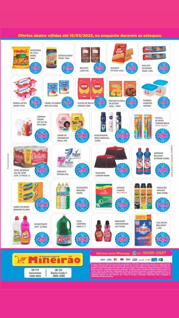 encartes de ofertas supermercado mineirão Brasília DF