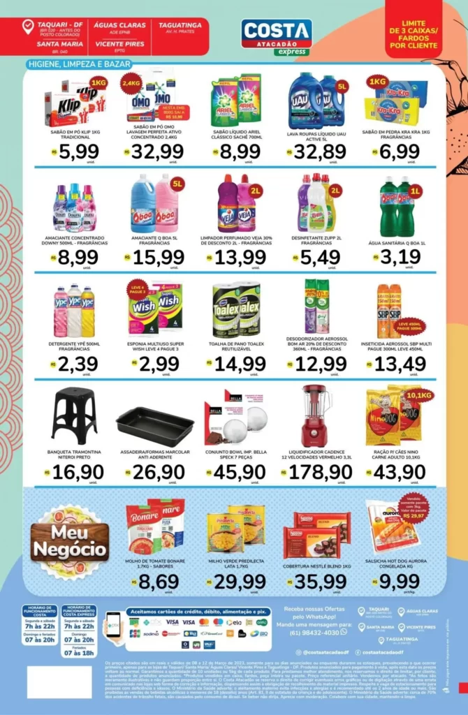 ofertas costa atacadão 