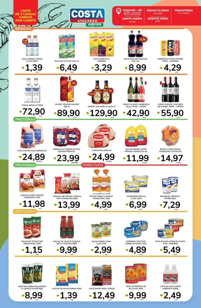 ofertas costa atacadão 