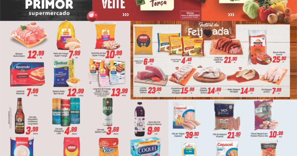 Supermercado Primor até 30/03/2023