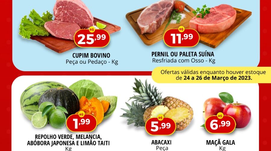 Supercei Supermercado até 26/03/2023
