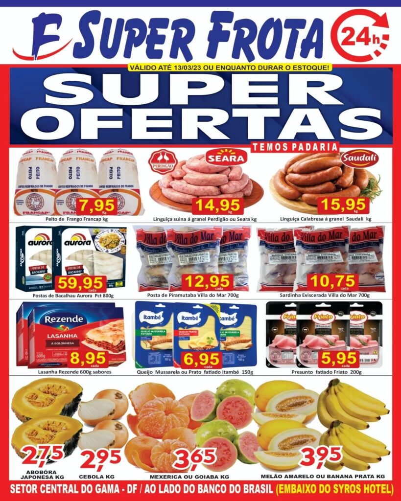 Ofertas supermercado super frota