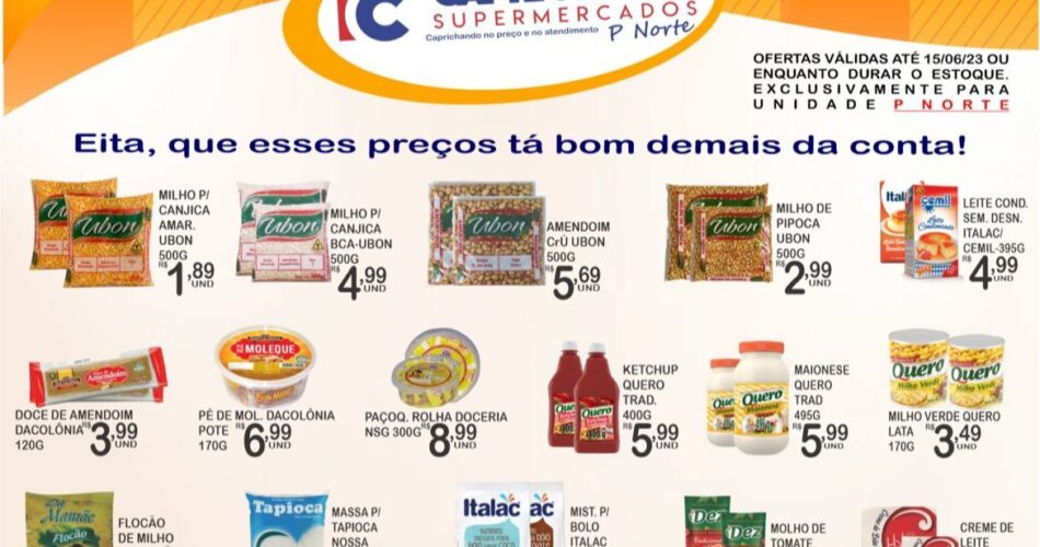 Supermercado Caprichoso até 15/06/2022