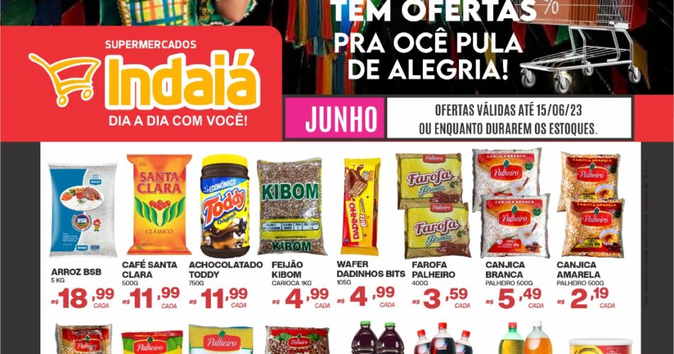 Supermercado Indaiá até 15/06/2023