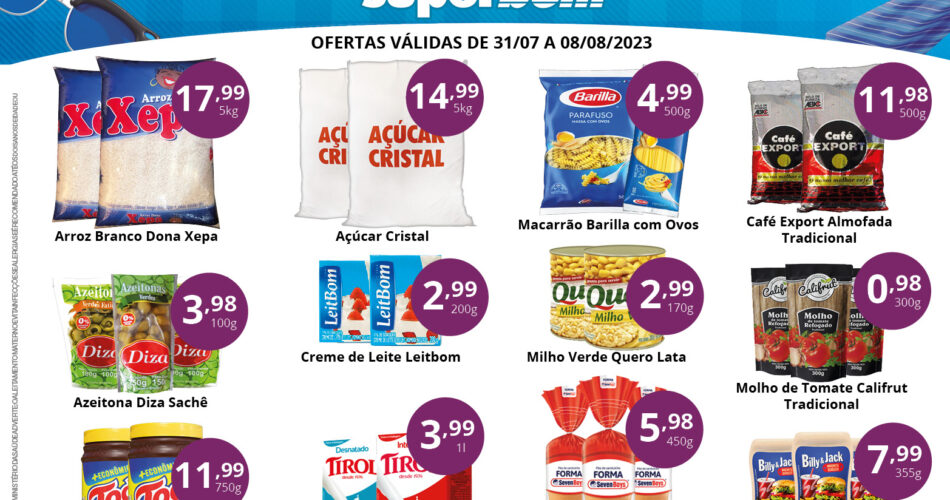 Supermercado Superbom até 08/08/2023