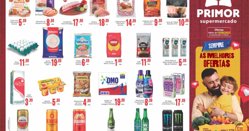 Supermercado Primor até 15/08/2023