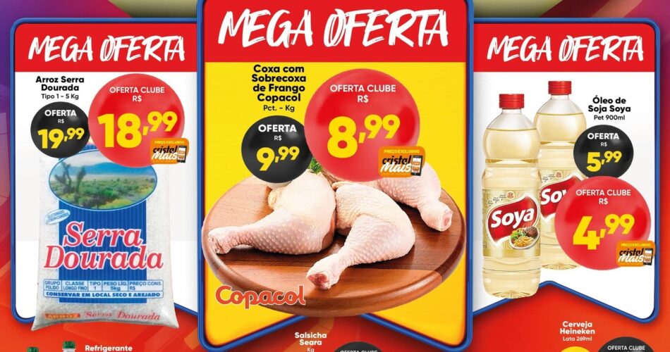 Cristal Supermercado até 28/08/2023