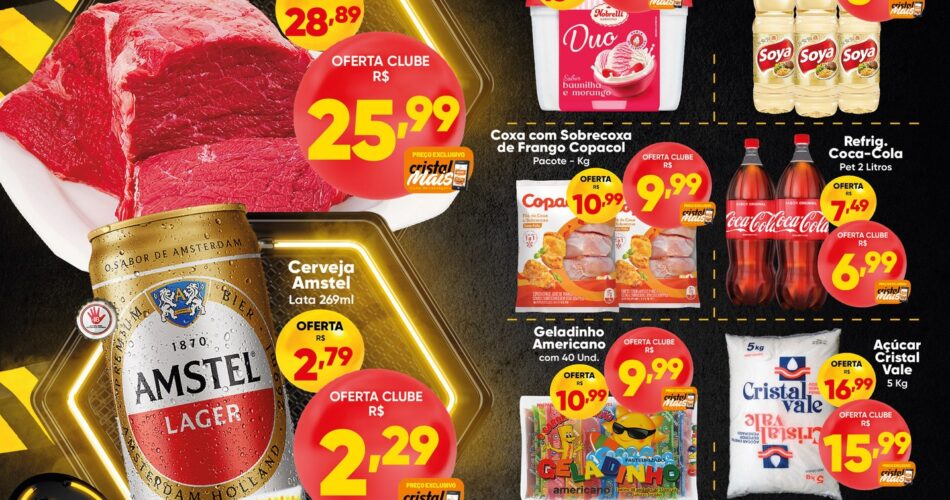 Cristal Supermercado até 25/09/2023