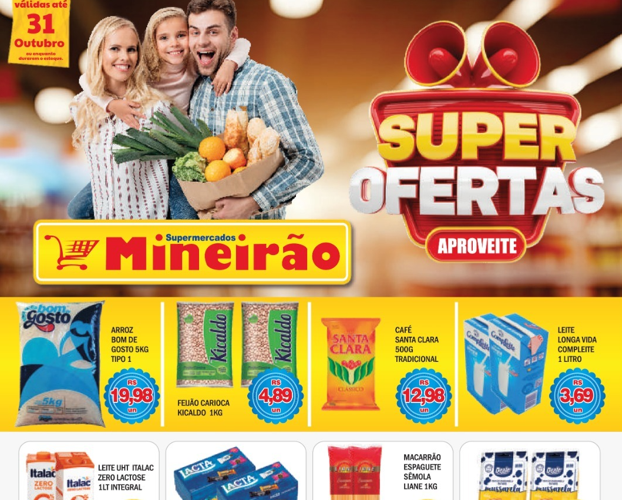 Supermercado Mineirão até 31/10/2023
