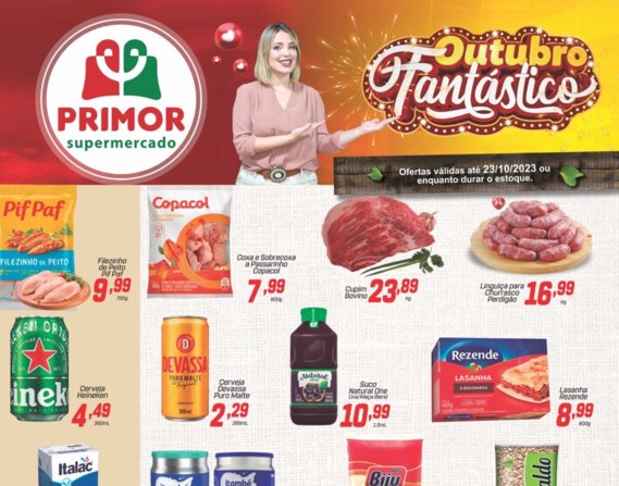 Supermercado Primor até 23/10/2023