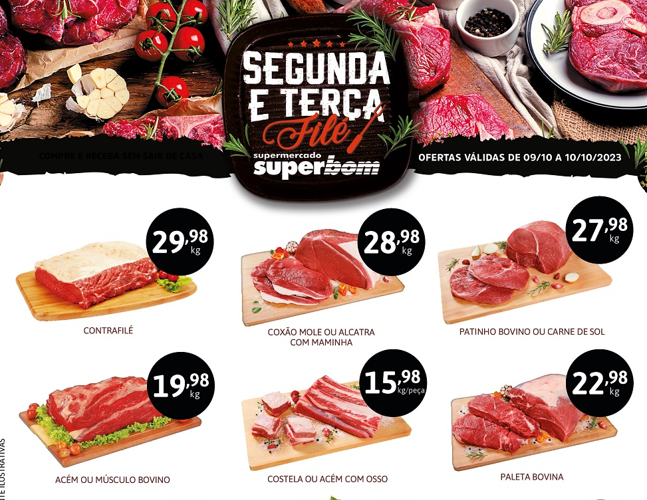 Supermercado Superbom até 10/10/2023