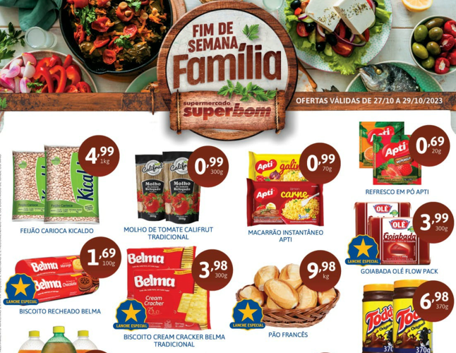 Supermercado Superbom até 29/10/2023