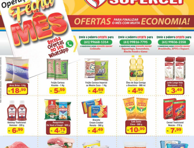 Supercei Supermercado até 31/10/2023