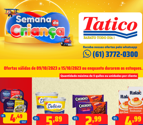 Supermercado Tatico até 15/10/2023