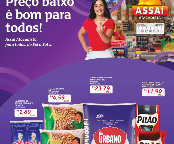 Assaí Atacadista até 10/11/2023