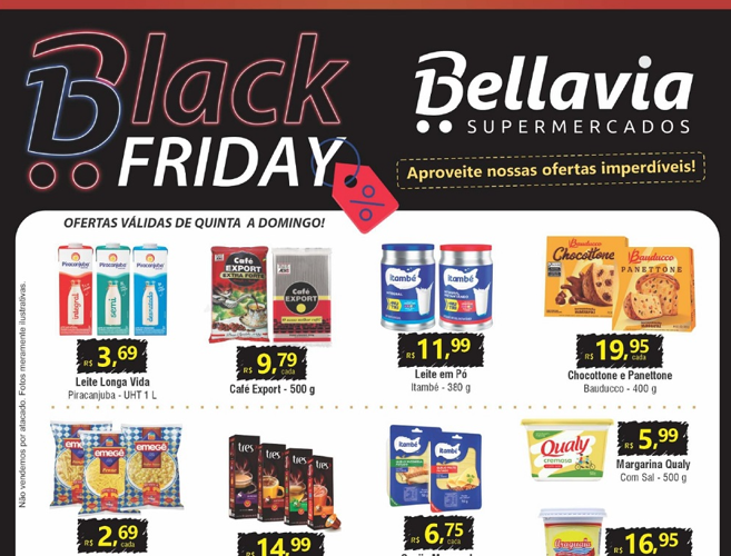 Supermercado Bellavia até 26/11/2023