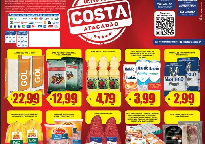 Atacadão Costa até 07/11/2023