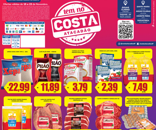 Ofertas costa atacadão