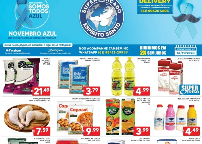 Supermercado Espírito Santo até 16/11/2023