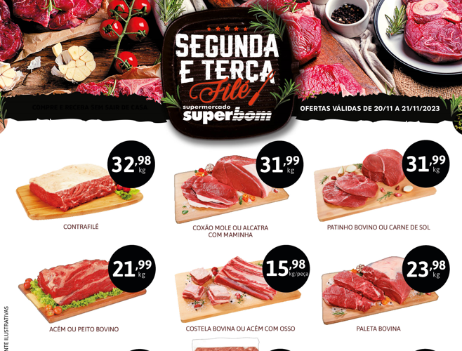 Supermercado Superbom até 21/11/2023
