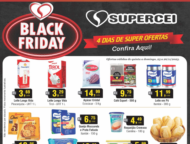 Supercei Supermercado até 26/11/2023