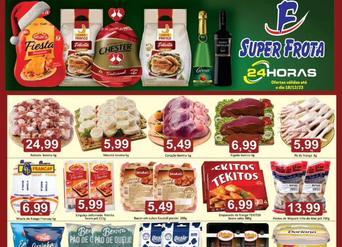 Supermercado Super Frota até 18/12/2023