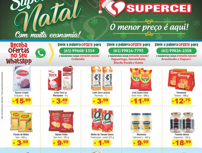 Supercei Supermercado até 17/12/2023