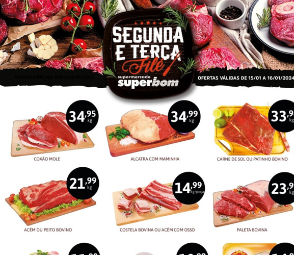 Supermercado Superbom até 23/01/2024