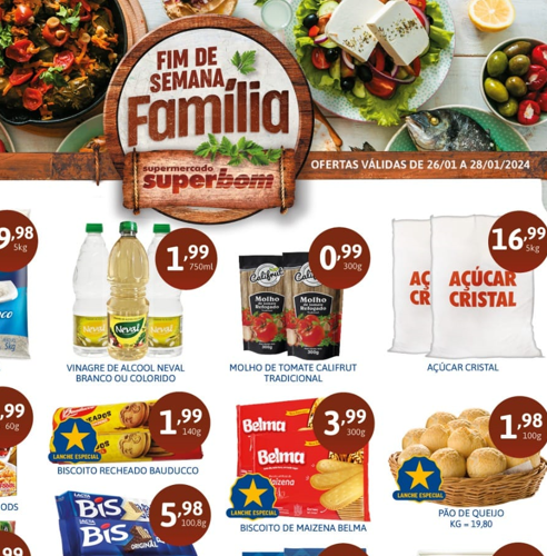 Supermercado Superbom até 28/01/2024
