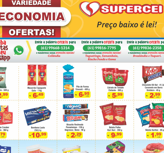 Supercei Supermercado até 21/01/2024