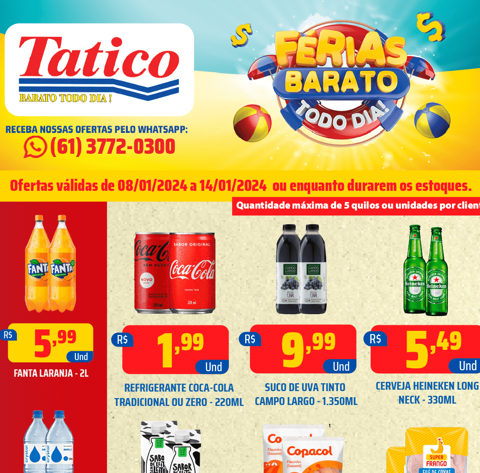 Supermercado Tatico até 14/01/2024