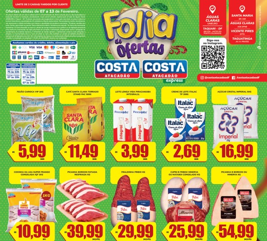 Atacadão Costa até 13/02/2024