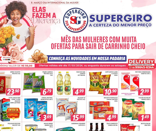 Supermercado SuperGiro até 17/03/2024