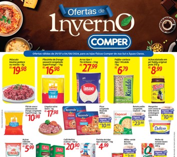 Supermercado Comper até 04/08/2024