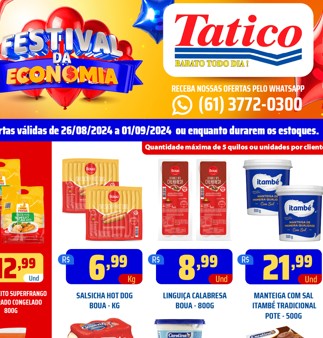 Supermercado Tatico até 01/09/2024