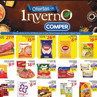 Supermercado Comper até 25/08/2024