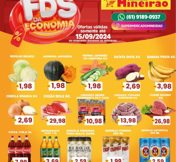 ofertas supermercado mineirão