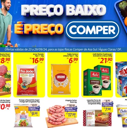 Supermercado Comper até 29/09/2024