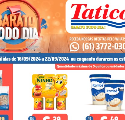 Ofertas supermercado tatico